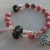 Combination of "St. Rose of Lima" one and five decade beads.